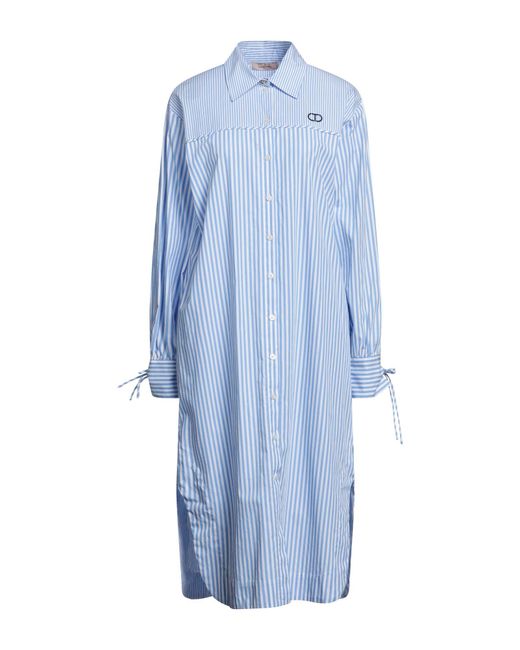 Twinset Blue Midi Dress
