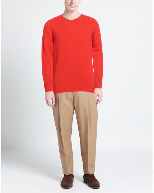 Pullover Drumohr de hombre de color Red