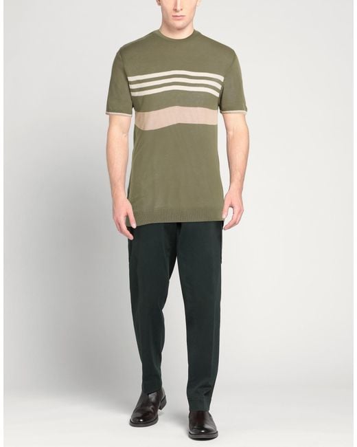 BERNESE Milano Green Jumper for men