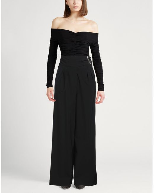Alberta Ferretti Black Pants Virgin Wool, Elastane