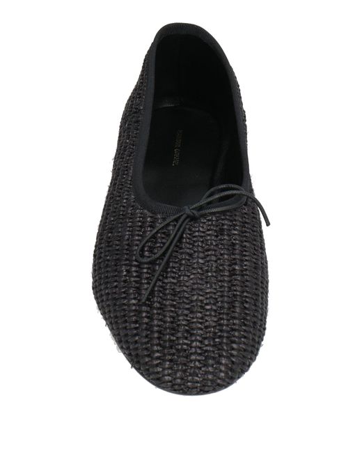Mansur Gavriel Black Ballet Flats Textile Fibers