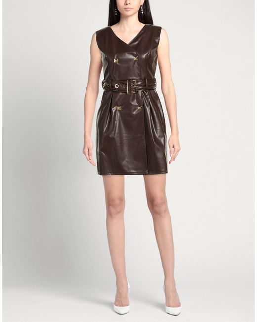 No Secrets Brown Mini Dresses
