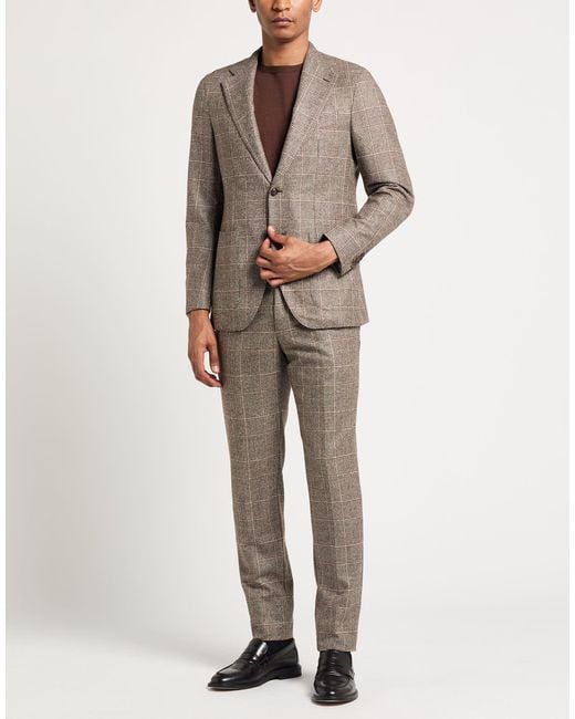 Caruso Gray Suit for men