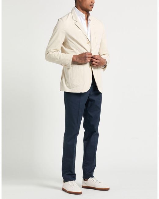 Brunello Cucinelli Natural Blazers for men