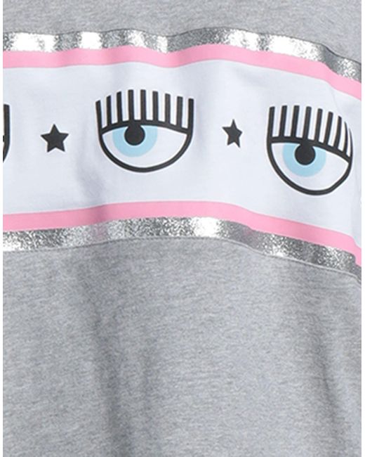 Chiara Ferragni Gray T-shirt