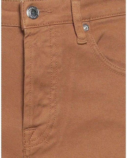TRUE NYC Brown Pants Cotton, Elastane