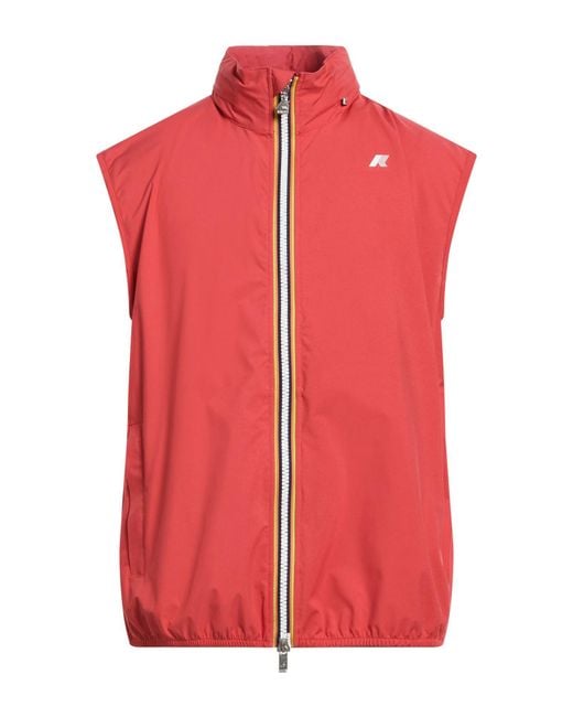 K-Way Red Gilet for men
