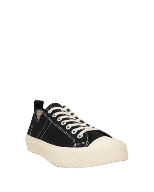 YMC Black Sneakers Textile Fibers for men