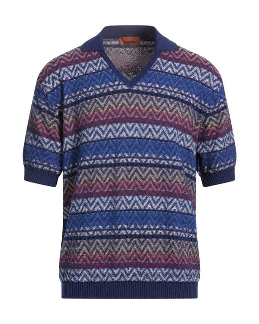 Pullover Missoni de hombre de color Blue
