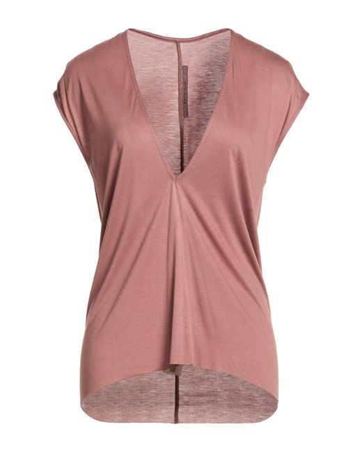 Rick Owens Pink Top Viscose
