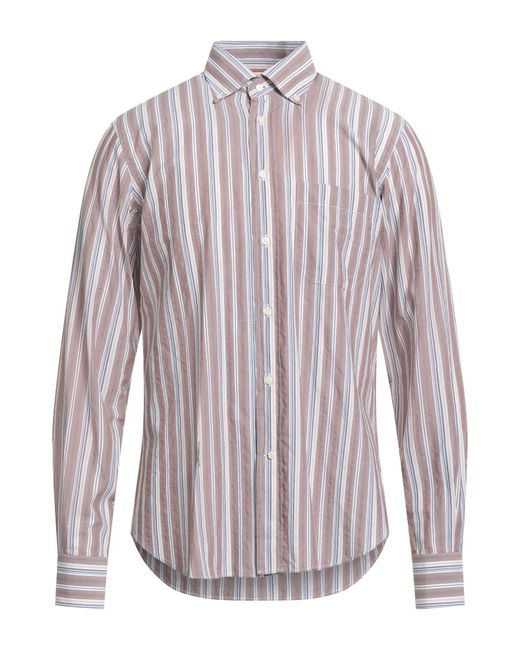 Corneliani Purple Shirt Cotton for men