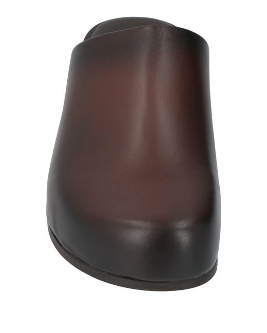 Ferragamo Brown Mules & Clogs for men
