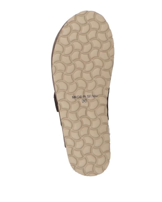 Manebí Brown Espadrilles Leather