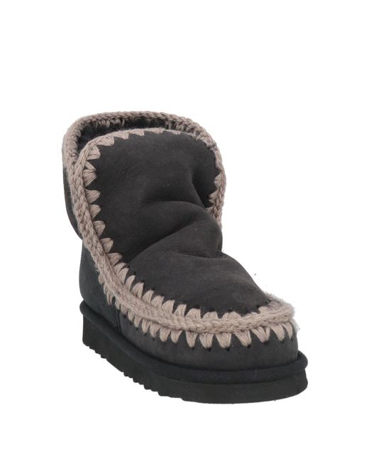 Mou Black Ankle Boots