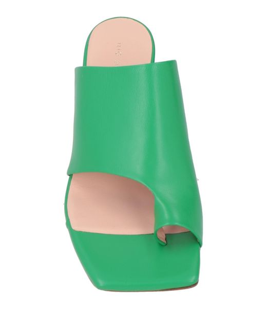 Ilio Smeraldo Green Thong Sandal