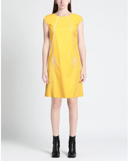 Boutique Moschino Yellow Mini-Kleid