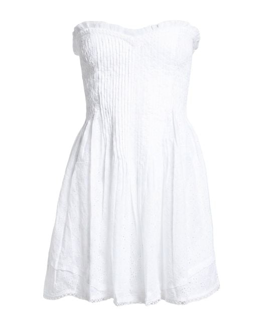 Poupette White Mini Dress Cotton