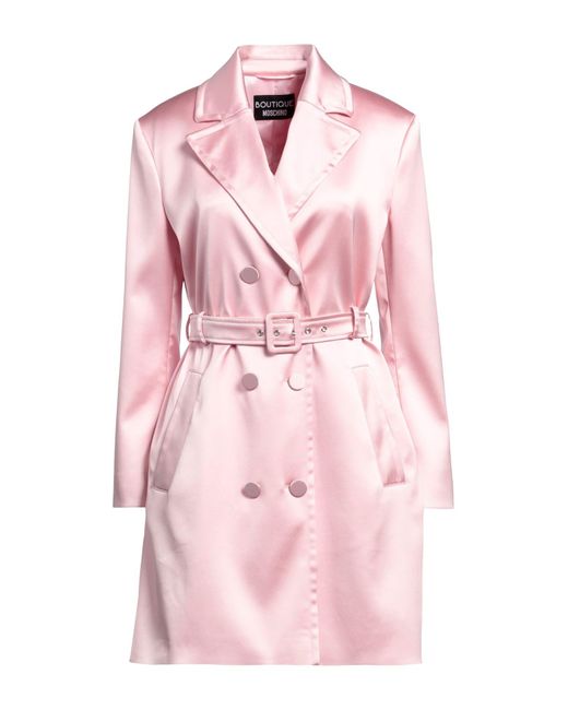 Boutique Moschino Pink Overcoat