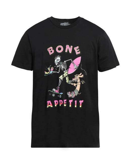 Jeremy Scott Black T-Shirt Cotton for men