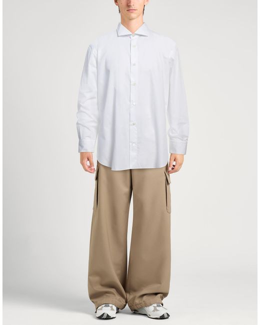 Camisa Eleventy de hombre de color White