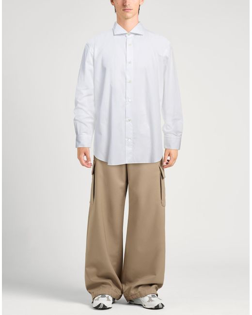 Eleventy White Shirt Cotton for men