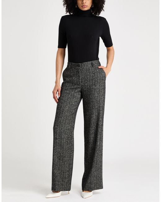 Dolce & Gabbana Gray Pants Virgin Wool, Wool, Polyamide, Elastane