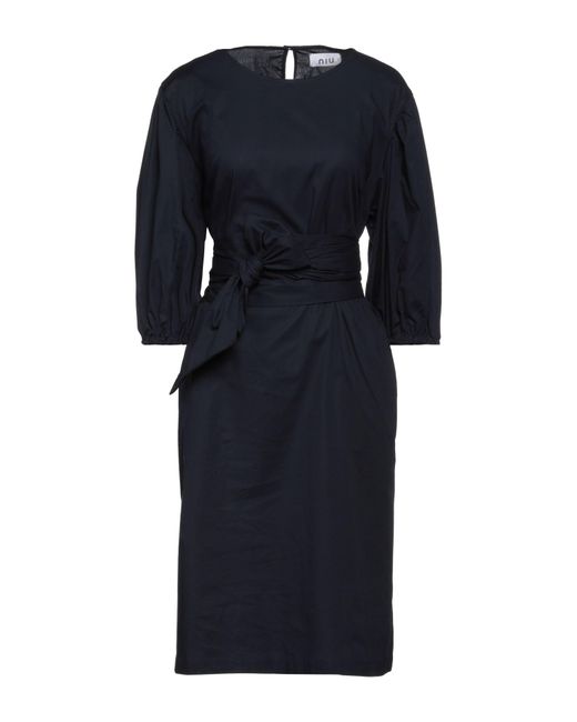 Niu Midi Dress in Blue | Lyst