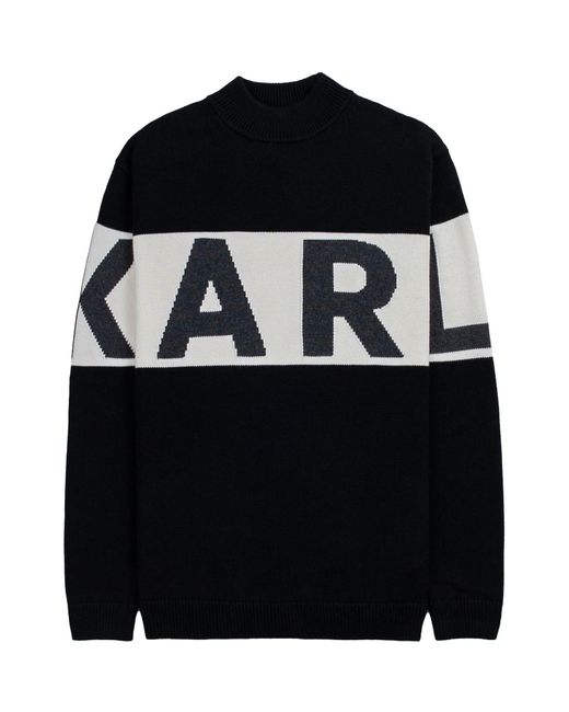 Pullover Karl Lagerfeld de hombre de color Black