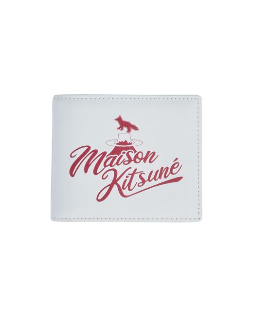 Maison Kitsuné White Wallet for men
