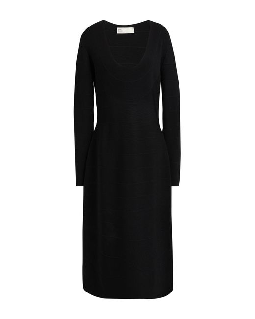 Tory Burch Black Midi-Kleid