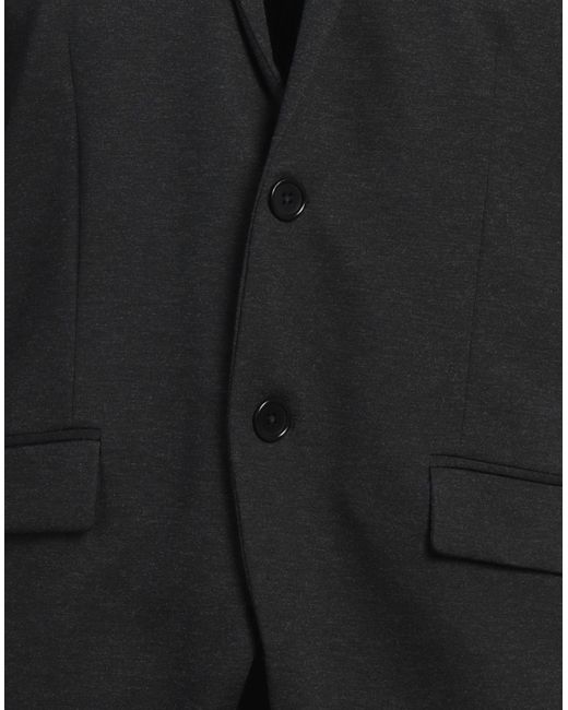 Jack & Jones Black Blazer Recycled Polyester, Nylon, Viscose, Elastane, Polyester for men