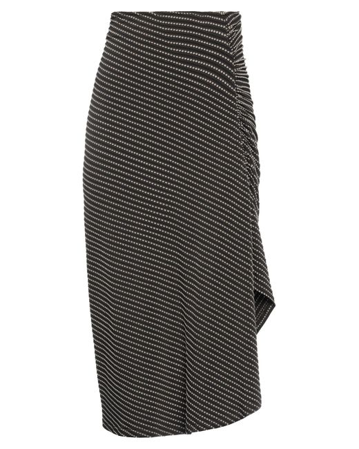 Atlein Gray Midi Skirt