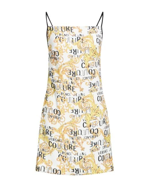 Versace Jeans Couture Metallic Mini Dress Polyester