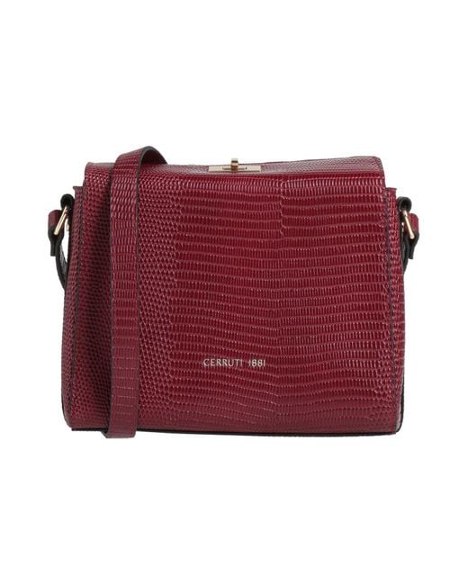 Cerruti 1881 Red Cross-body Bag