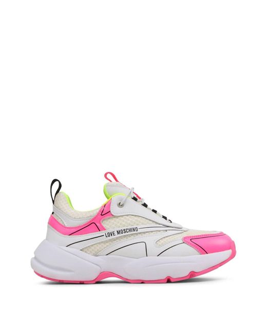 Sneakers Love Moschino de color Pink