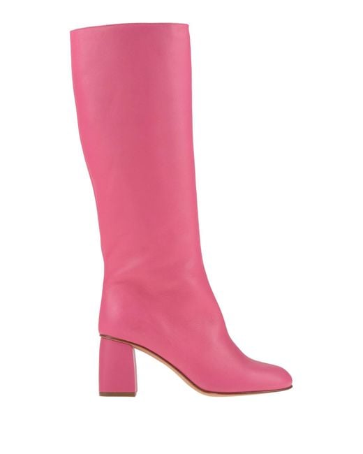Red(v) Pink Fuchsia Boot Leather