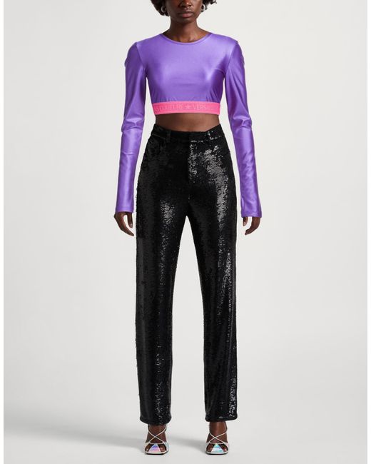 Versace Jeans Couture Purple T-Shirt