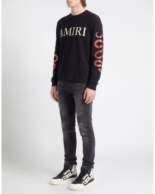 Amiri Black T-Shirt for men