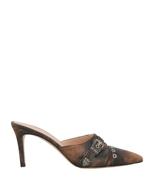Guess Brown Mules & Clogs