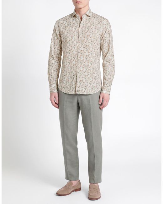 Sonrisa White Ivory Shirt Cotton for men