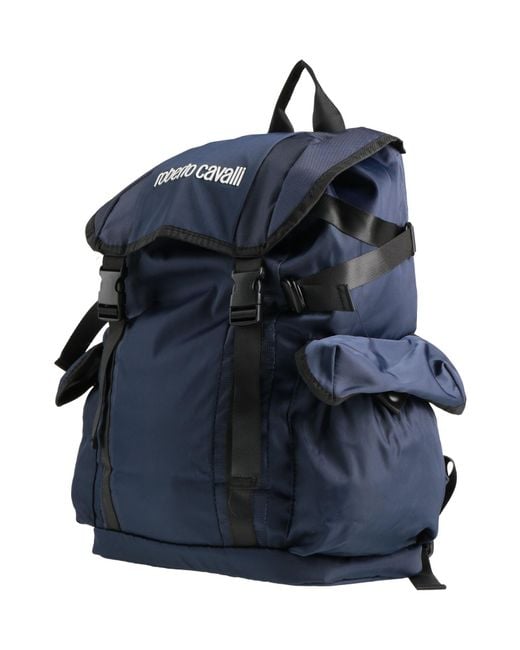 Roberto Cavalli Blue Backpacks for men