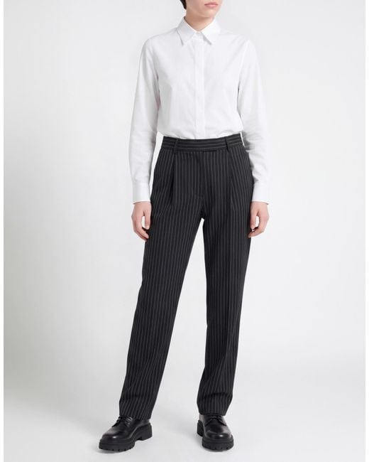 Max Mara Black Pants Virgin Wool