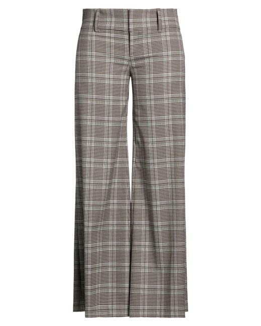Alice + Olivia Gray Light Pants Recycled Polyester, Viscose, Elastane