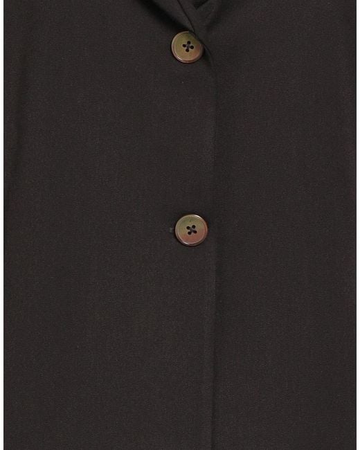 Siedres Black Blazer Polyester, Viscose, Elastane