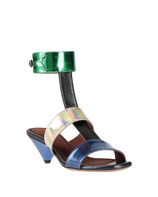 Missoni Green Sandals Leather