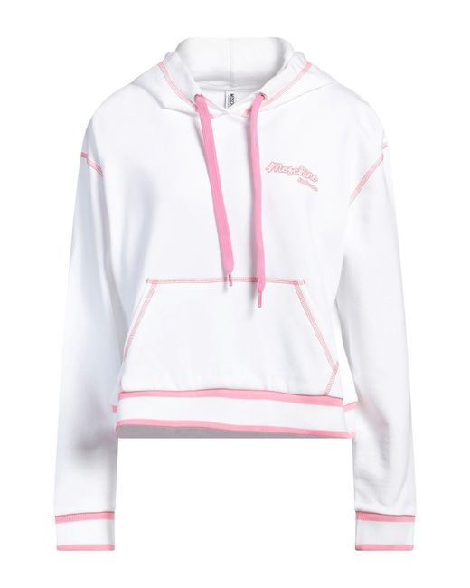 Moschino White Sweatshirt Cotton