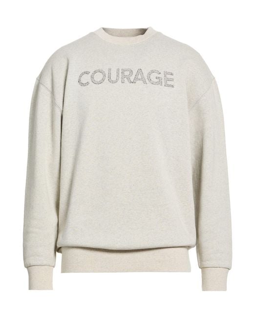 Maison Kitsuné White Light Sweatshirt Cotton for men