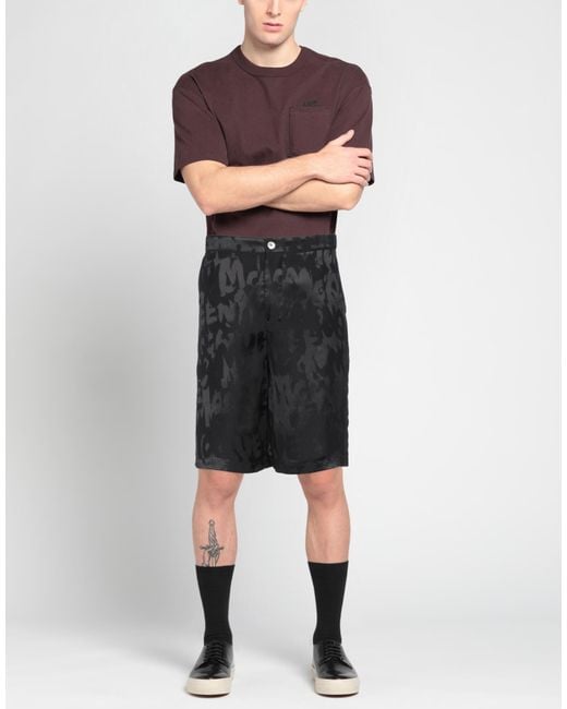McQueen Black Shorts & Bermuda Shorts for men