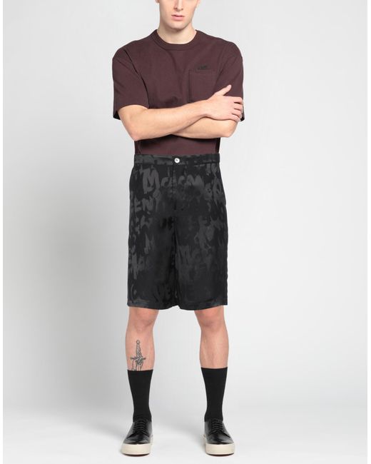 Alexander McQueen Black Shorts & Bermuda Shorts for men