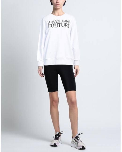 Versace Jeans Couture White Sweatshirt